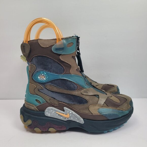 Nike Undercover x React Unisex Youth GS Baroque Brown Boots CJ6971-200 US Size 4 - Picture 1 of 11